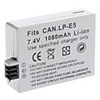 Digital Video Battery Replace Canon LP-E5 for Canon EOS Rebel XS and More (7.4v,  1080 mAh)