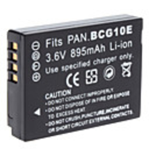 Digital Video Battery Replace Panasonic BCG10E for Panasonic TZ7 and More (3.6v,  895 mAh)