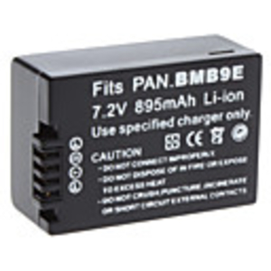 Digital Video Battery Replace Panasonic BMB9E for PANASONIC DMC-FZ45 and More (7.2v,  895 mAh)
