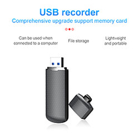 Digital Voice Recorder Q82 32GB Portable Digital Voice Recorder Rechargeable for Business Speech Meeting Learning Lectures Christmas Gift miniinthebox