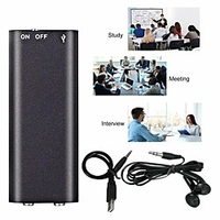 Digital Voice Recorder X2 32GB Portable Digital Voice Recorder MP3 Player Button Control miniinthebox
