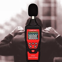Digitale Mini Audio Sound Level Meter Noise Tester 35-130dB In Decibel Lcd-scherm Met Achtergrondverlichting Nauwkeurigheid Tot 1.5dB Habotest miniinthebox
