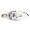 Dimmable E14 3W 210-240LM 3000-3500K Warm White Light LED Candle Bulb (85-265V)