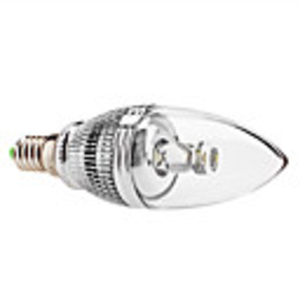 Dimmable E14 3W 210-240LM 6000-6500K Natural White Light LED Candle Bulb (85-265V)