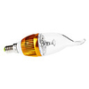 Dimmable E14 3W 260-290LM 3000-3500K Warm White Golden Shell Light LED Candle Bulb (110/220V)