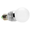 Dimmable E27 3x1W 270-300LM 6000-6500K Natural White Light LED Ball Bulb (220V)