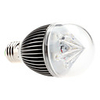 Dimmable E27 5W 450-500LM 3000-3500K Warm White Light Gray Shell LED Ball Bulb (220V)