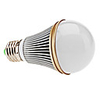 Dimmable E27 5W 450-500LM 3000-3500K Warm White Light Gray Shell LED Ball Bulb (85-265V)