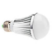 Dimmable E27 5W 450-500LM 6000-6500K Natural White Light LED Ball Bulb (85-265V)