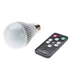 Dimmable E27 6W 6000-6500K Natural White Light Remote Controlled LED Ball Bulb (85-265V)