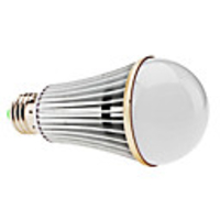 Dimmable E27 7W 630-650LM 3000-3500K Warm White Light Gray Shell LED Ball Bulb (85-265V)