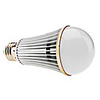 Dimmable E27 7W 630-650LM 6000-6500K Natural White Light Gray Shell LED Ball Bulb (85-265V)
