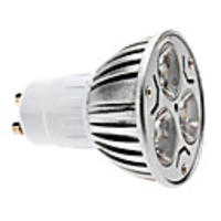 Dimmable GU10 3x1W 270-300LM 3000-3500K Warm White Light LED Spot Bulb (220V)