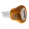 Dimmable GU10 3x2W 540-600LM 6000-6500K Natural White Light Gold Cover LED Spot Bulb (220V)