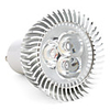 Dimmable GU10 White 3-LED Light Bulb (6W,  110-240V)