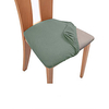 Dinning Chair Seat Cover Stretch Chair Slipcover Black Soft Plain Solid Color Durable Washable Furniture Protector For Dinning Room Party miniinthebox
