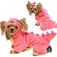 dinosaur dog halloween costume pet dino hoodie for small dogs,  green
