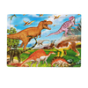 Dinosaur Fruit Wooden Puzzle Pegged Puzzle Fun Classic Kid