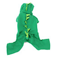 Dinosaur Shaped Hoodie Suit for Dogs (XS-XL,  Green)
