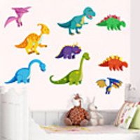 Dinosaur Wall Stickers Children Room Home Decor Dinosaur Vinyl Kids Room Decal Baby Nursery Decor