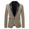 Disco 1980s Suits Blazers Lapel Collar Blazer Men