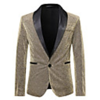 Disco 1980s Suits Blazers Lapel Collar Blazer Men