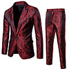 Disco Disco 1980s Pants Suits Blazers Lapel Collar Blazer Men