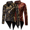 Disco Disco 1980s Suits Blazers Lapel Collar Blazer Men