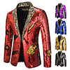 Disco Disco 1980s Tuxedo Suits Blazers Lapel Collar Blazer Men