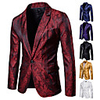 Disco Disco 1980s Tuxedo Suits Blazers Lapel Collar Blazer Men