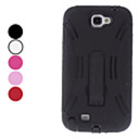 Dismountable Multilayer Protective Case with Stand for Samsung Galaxy Note2 N7100