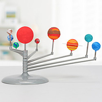 Display Model Space Toy Model Building Kit Solar System Lighting Glow in the Dark Simulation Plastic Kid