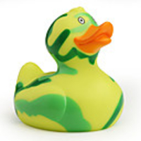 Disruptive Pattern Mini Rubber Duck