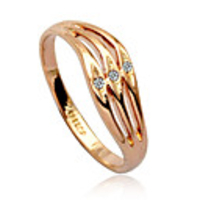 Distorted Hollow Diamond Ring
