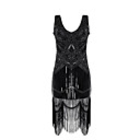 Diva Disco 1980s Fringed Dress Vacation Dress Dress Women