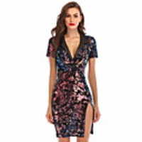 Diva Disco 1980s Vacation Dress Dress Women