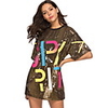 Diva Disco 1980s Vacation Dress Dress Women