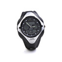 Diver Waterproof Digital Alarm Sport Watch (Sliver)