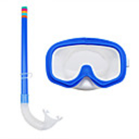 Diving Mask And Snorkel Set For Children (Blue)