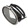Diving Mask Leak-Proof Waterproof Anti Fog Single Window - Diving Snorkeling Scuba Silicone - For Adults Black