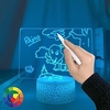 DIY 3D Night Light for Kids 16 Color Change Note Board USB Message Board Decor Lamp Remote Control Touch Great Gift for Girls Boys Children miniinthebox