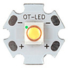 DIY 3W 210LM 2800-3200K Warm White Light LED Emitter with Aluminum Base (3.2-3.6V)
