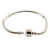 DIY adding beads bracelet silver plated