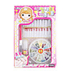 DIY Artificial Nails Set with Glue With Nail Art Beads (12-Nail Pack Assorted Pack Styles)