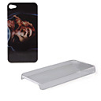 DIY Crystal Case And 3D Sticker Combo For iPhone 4(Fire Skull)