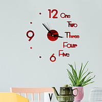 DIY Digital Wall Clock 3D Mirror Surface Sticker Silent Clock Home Office Decor Wall Clock For Bedroom Office Batteries Not Included