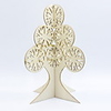 DIY Hollow Carved Desktop Christmas Tree Ornaments