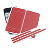 DIY Protective Sticker For iPhone 4 - Red