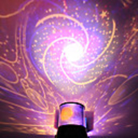 DIY Spiral Galaxy Starry Sky Projector Staycation Night Light Romantic Galaxy for Celebrate Party Creative Gift
