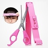 DIY Women Hair Trimmer Fringe Cut Tool Clipper Comb Guide For Cute Bang Level Ruler Accessories